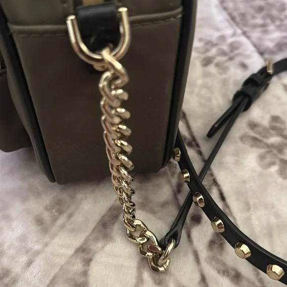 Michael Kors Army Green Crossbody Camera Bag